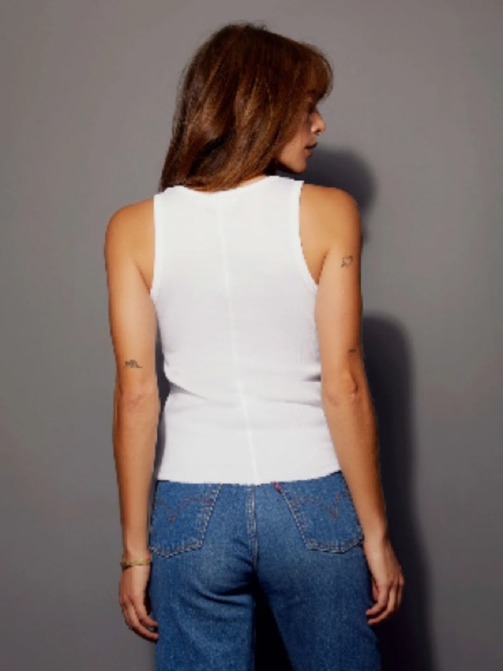 Nation LTD - Stella Tank in White - Picture 2 of 3